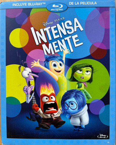 Pelicula Disney Pixar Intensamente Blu-ray Original 