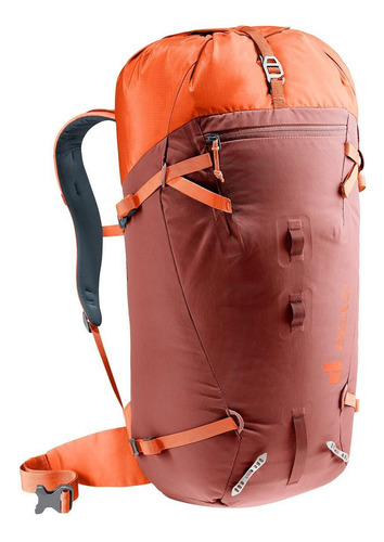 Mochila de escalada Guide Mountaineering Deuter, color pajizo, 30 litros