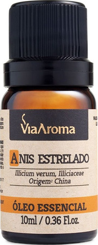 Óleo Essencial Via Aroma 10ml Anis Estrelado