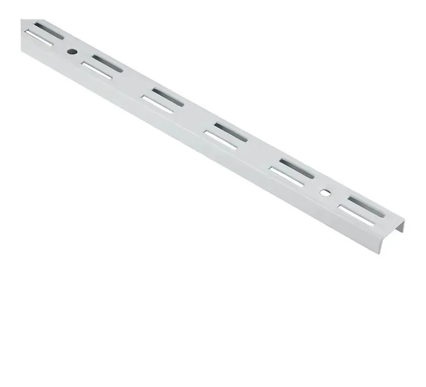 Kit 5 Trilhos Cremalheiras Rasgo Duplo 2 Metros 200cm Branco