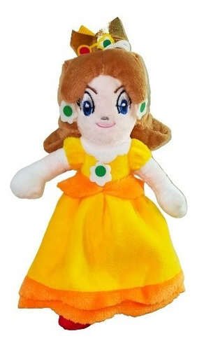 Pelúcia Princesa Daisy 20 Cms - Super Mario Bros - Nintendo