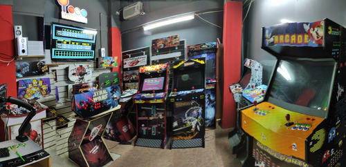 Maquina Pedestal Arcade 2 Jugadores Arcade Ploteo A Elecion