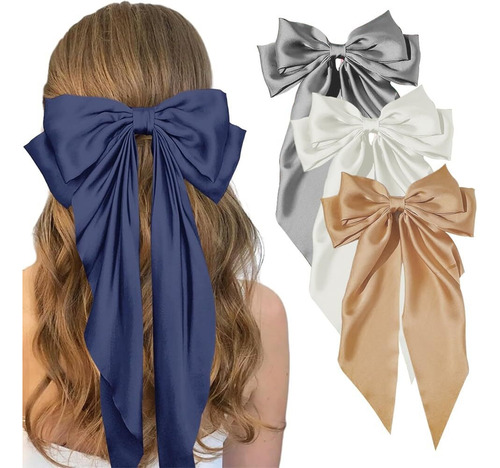 Paquete De 4 Pinzas For Pelo Con Moños, Lazos For El Pelo