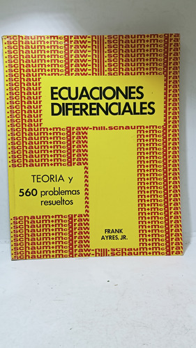 Ecuaciones Diferenciales - Frank Ayres - Teoría - Matemática