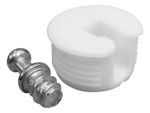 Rafix Caja Y Perno Blanco Plástico Para Ensamble X100 Uni
