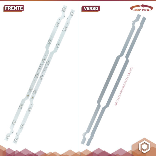 Kit 2 Barras De Led Ph32b51d Ptv32b51d Ptv32b51 Pci Eletro