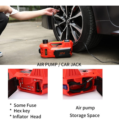 Kit De Gato Eléctrico Hidráulico Para Coche Con Llave De