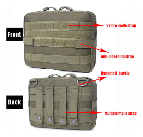 Botiquín Táctico De Primeros Auxilios Con Bolsa Militar Para