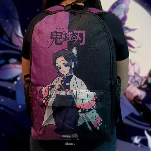 Imagen 3 de 4 de Mochila Nezuko / Shinobu Anime Kimetsu No Yaiba