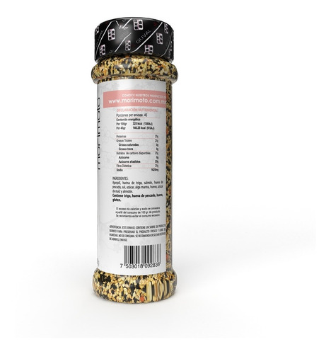 Imagen 3 de 6 de Furikake, Condimento Japonés De Salmón Morimoto 45g