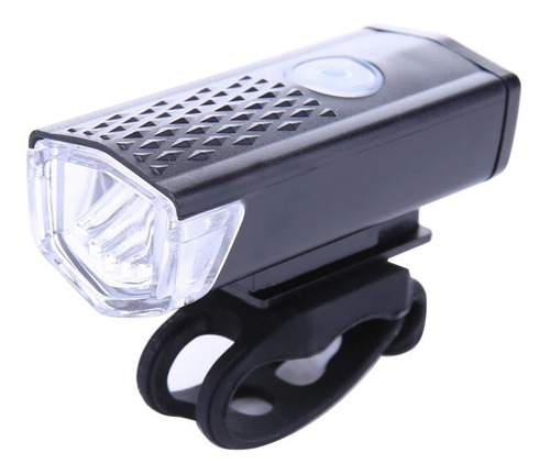 Luz Led Delantera Para Bicicleta Recargable Usb 300lum Agua 