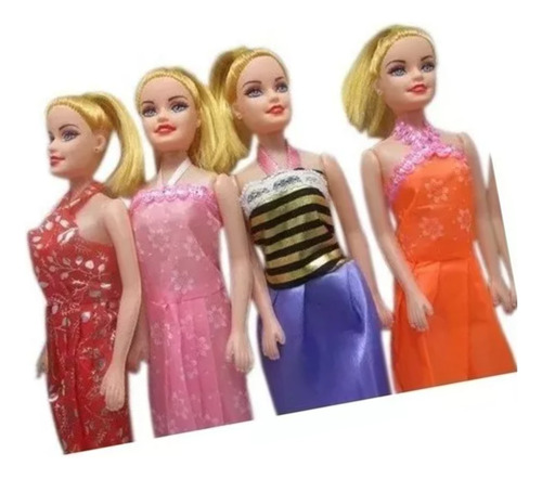 Kit Com 50 Bonecas Baratas Brinquedo Atacado Prenda