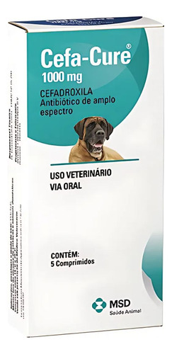 Cefa-cure 1000 Mg 5 Comprimidos - Próximo Ao Vencimento
