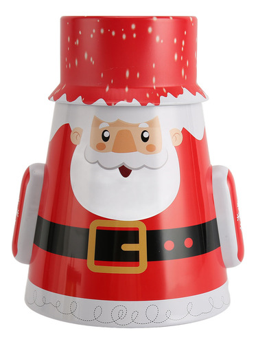 Folha De Flandres De Natal, Lata De Doces, Cores Brilhantes,