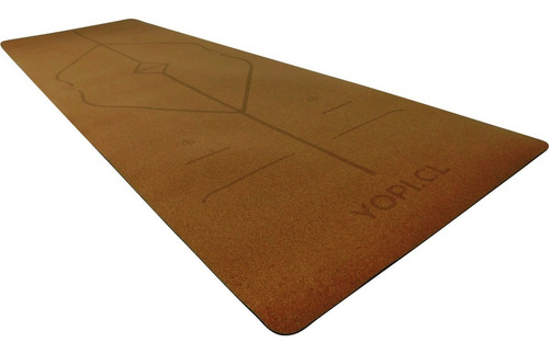 Imagen 3 de 5 de Mat O Colchoneta De Yoga De Corcho Y Caucho | Yopi