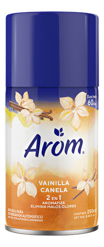 Aerosol Recarga Automático Arom Vainilla Canela 250cc
