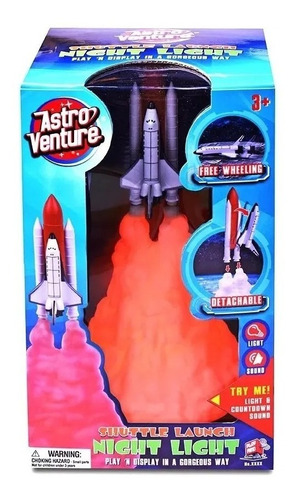 Astro Venture Cohete Lanzamiento Luz De Noche 63172