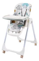 Comprar Silla De Comer Babymine Evolution Plegable Color Motivo Verde