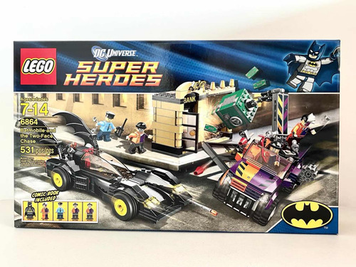 Lego Batmobile And Two Face Chase Batman Super Heroes