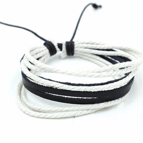 Cuero Moda Pulsera Unisex
