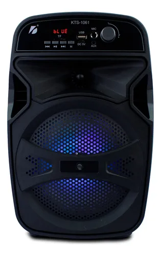 Parlante Inalambrico 1200mah Bluetooth Rgb Mirofono Control