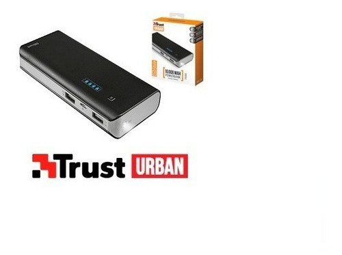 Bateria De Respaldo Trust Ur 21149 10000 Mah Primo Negro Hlc