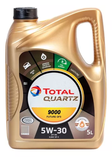 Aceite Sintético Total Quartz 5w30 Motor Gasolina - 5 Pack