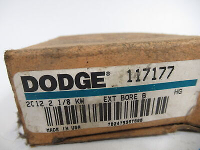 Dodge 117177 Taper Lock Bushing 2-1/8 Id 2-3/4 Od 1-1/4 Oaf