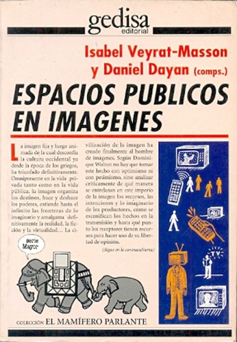 Espacios Públicos En Imágenes, Veyrat Masson, Ed. Gedisa