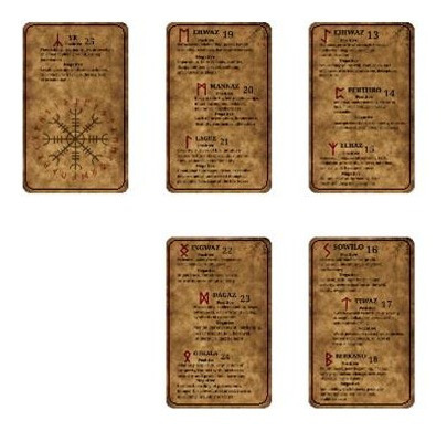 Oraculo Runas Earthen En Ingles Cartas Extras Manual Español