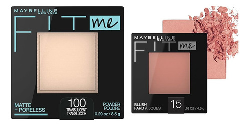 Maybelline Fit Me   Polvo De Maquillaje Facial Prensado Mate