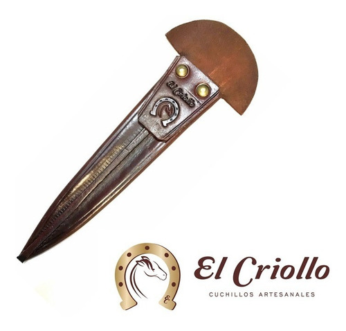 Vaina De Cuero Para Cuchillo Hoja 30cm El Criollo Argentina