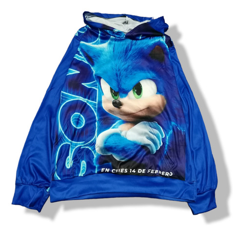 Sudadera Sonic Para Niños