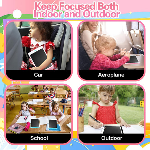 Paquete De 3 Tabletas De Escritura Lcd Para Niños, Tablero D