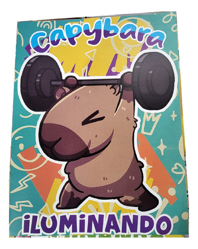 Bebe Capibara Carpincho Smoo Paq 20 Libros Iluminar Colorear