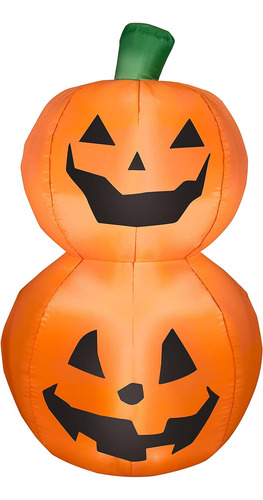 Calabaza Duo Stack Halloween Airblown Inflable - 3 5 '