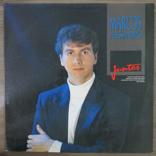 Lp Marcos Alessandro Juntos Musica Gospel Evangélica Exx