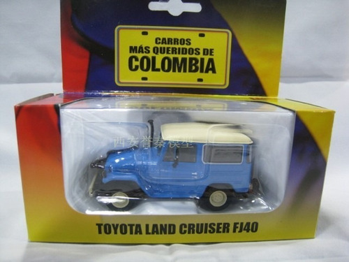Toyota Land Cruiser Fj40 1:43 Los Mas Queridos De Colombia