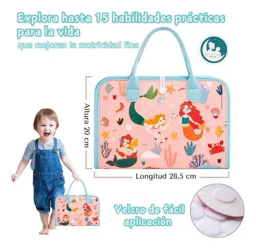 Libro Educativo Actividades Sensoriales Montessori Niños