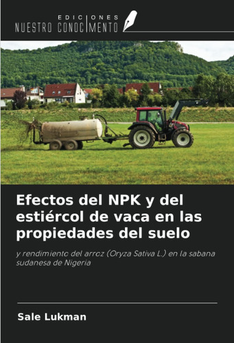 Libro: Efectos Del Npk Y Del Estiércol Vaca Propie