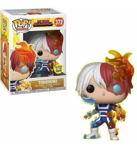 Funko Pop Todoroki #372 Glow Sticker - My Hero Academia