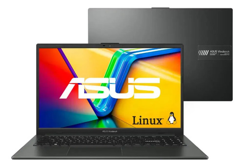 Notebook Asus Vivobook Go 15 Amd Ryzen 5 7520u 16gb 512ssd Mixed Black