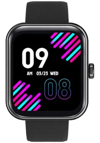 Imagen 3 de 6 de Reloj Smartwatch Haxly Kube Pro Gps Negro Pulsometro Ip67