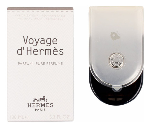 Voyage D'hermés Parfum Pure Perfume Unisex 100ml Refillable Volumen De La Unidad 100 Ml