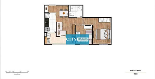 Imagem 11 de 15 de Apartamento Com 2 Dormitórios À Venda, 43 M² Por R$ 278.900 - Vila Endres - Guarulho - Sp32