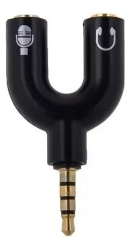 Divisor De Audio Estéreo 3.5 Mm Para Micrófono Y Audifonos
