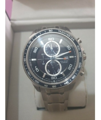 Reloj Citizen Eco-drive Titanio Ca0340-55e Cristal Zafiro Gris (Usado)