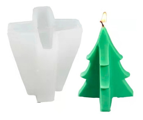 Molde De Silicon 3d Árbol, Velas, Jabón, Decoración, Hielo