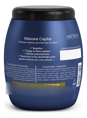 Aneethun Linha A Spray 150ml + Máscara 500ml + Shampoo 300ml