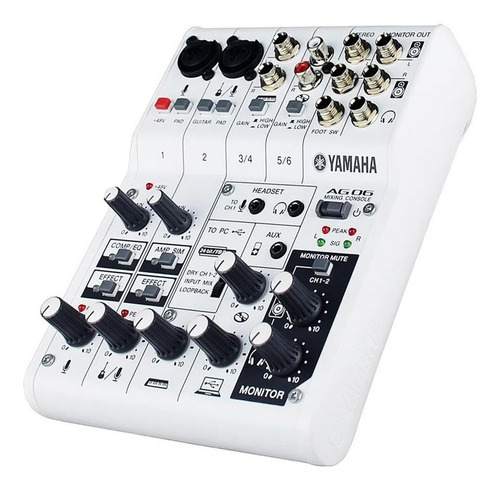 Imagem 2 de 2 de Yamaha Ag06 | Mesa De Som E Interface De Áudio